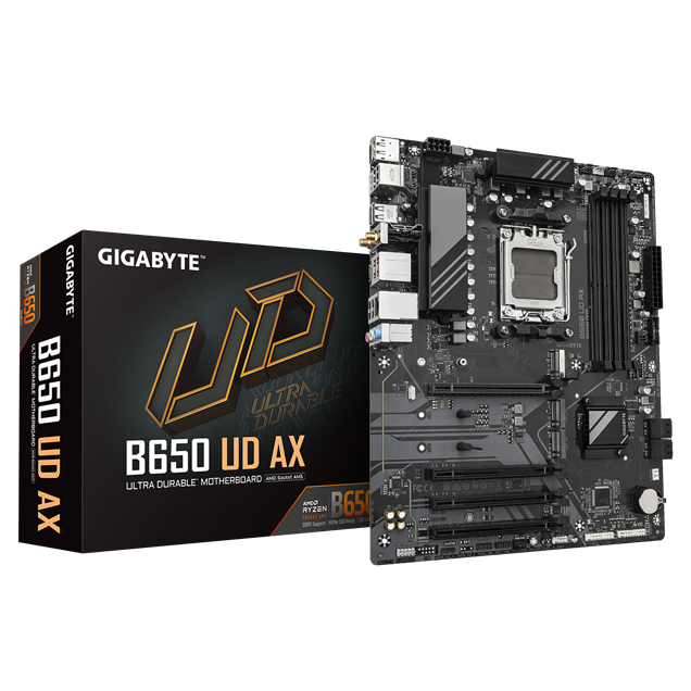 Gigabyte B650 UD AX ATX Motherboard for AMD AM5 CPUs